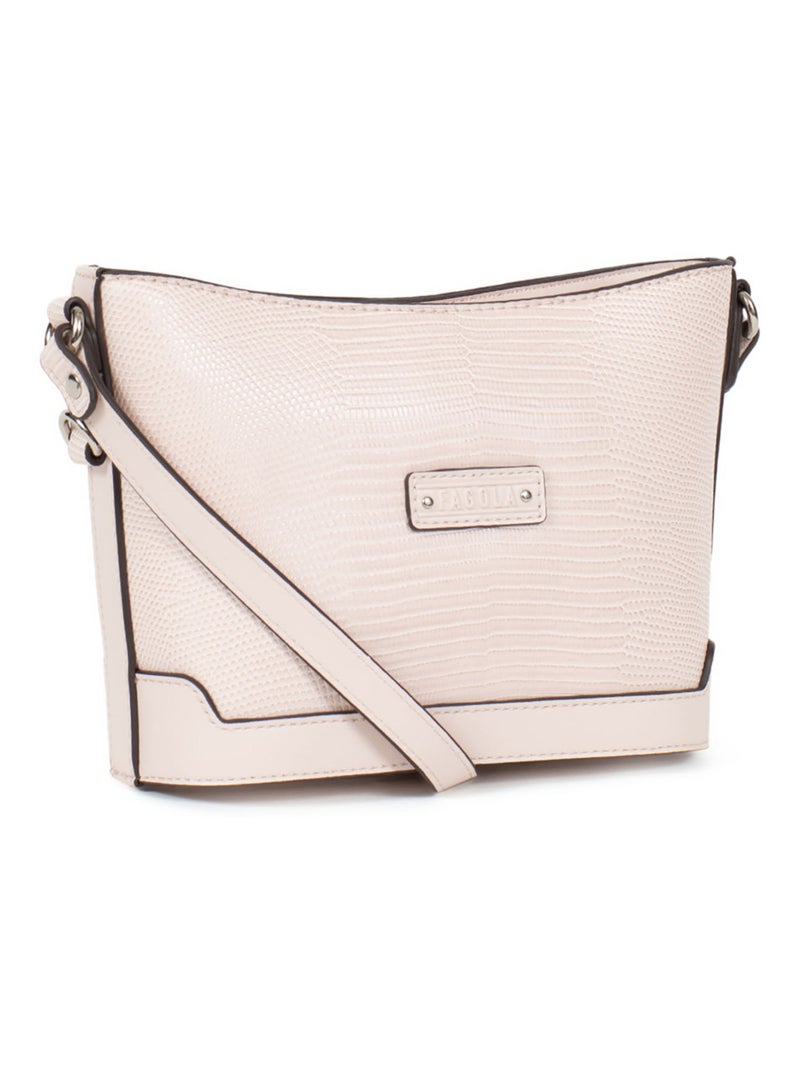 MARIA - Bolso bandolera Rosa pálido - Kiabi