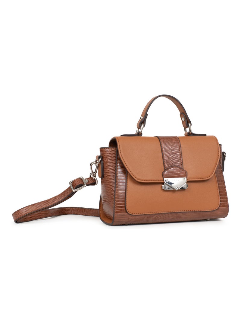 MARIA - Bolso con 1 asa Cognac - Kiabi
