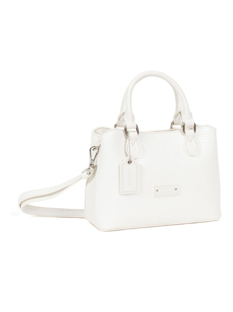 MARIA - Bolso con 2 asas Blanco - Kiabi