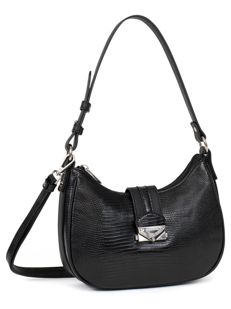MARIA - Bolso de hombro con 1 asa Negro - Kiabi