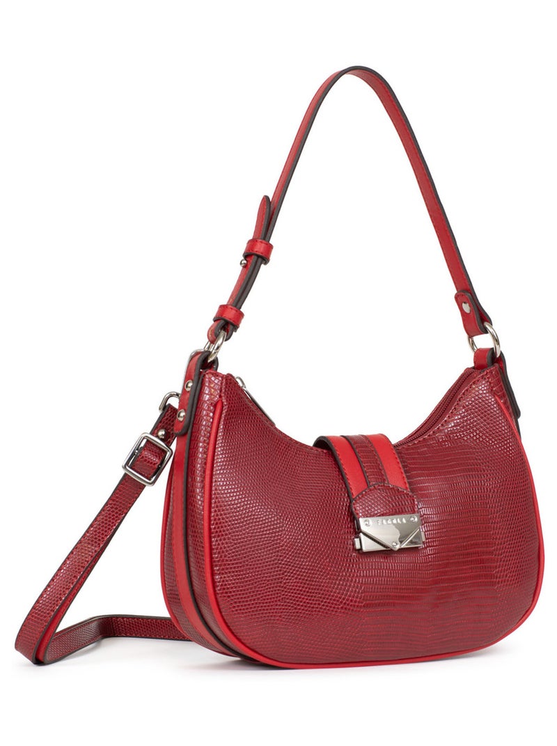 MARIA - Bolso de hombro con 1 asa Rojo carmín - Kiabi