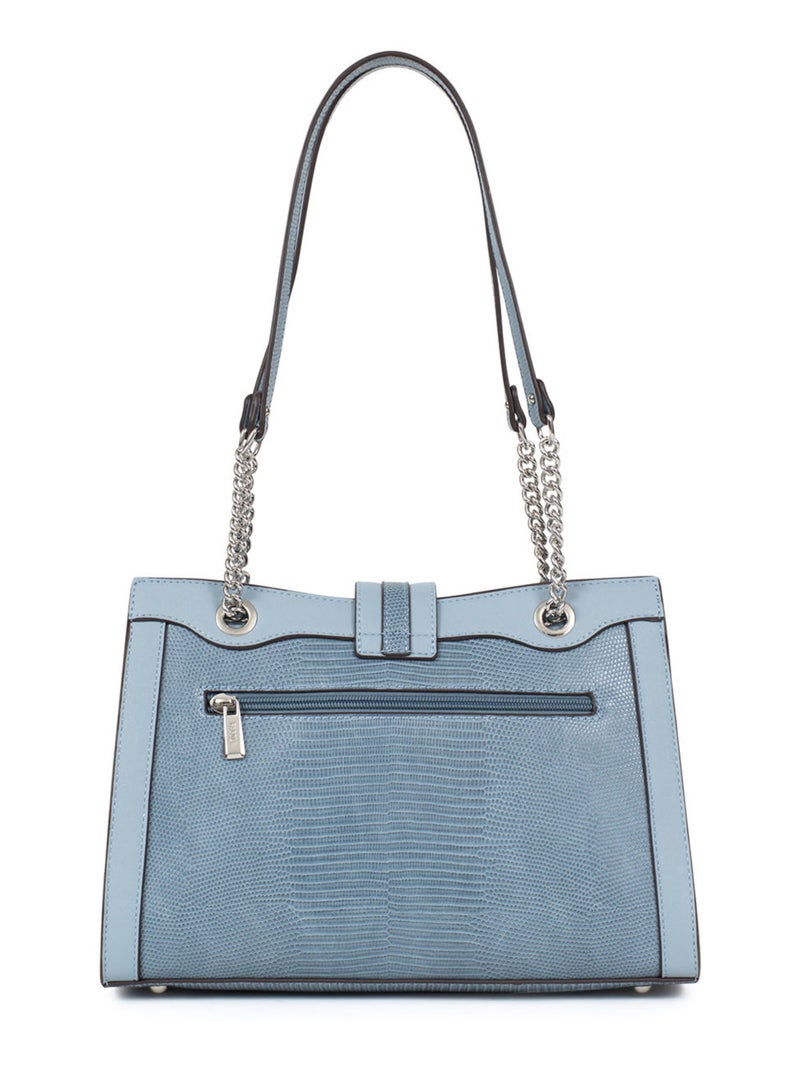 MARIA - Bolso de hombro con 2 asas Azul claro - Kiabi