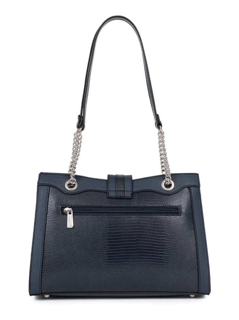 MARIA - Bolso de hombro con 2 asas Azul marino - Kiabi
