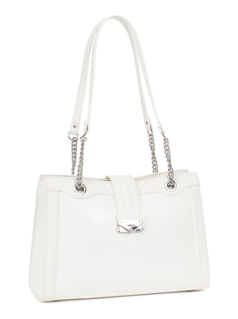 MARIA - Bolso de hombro con 2 asas Blanco - Kiabi