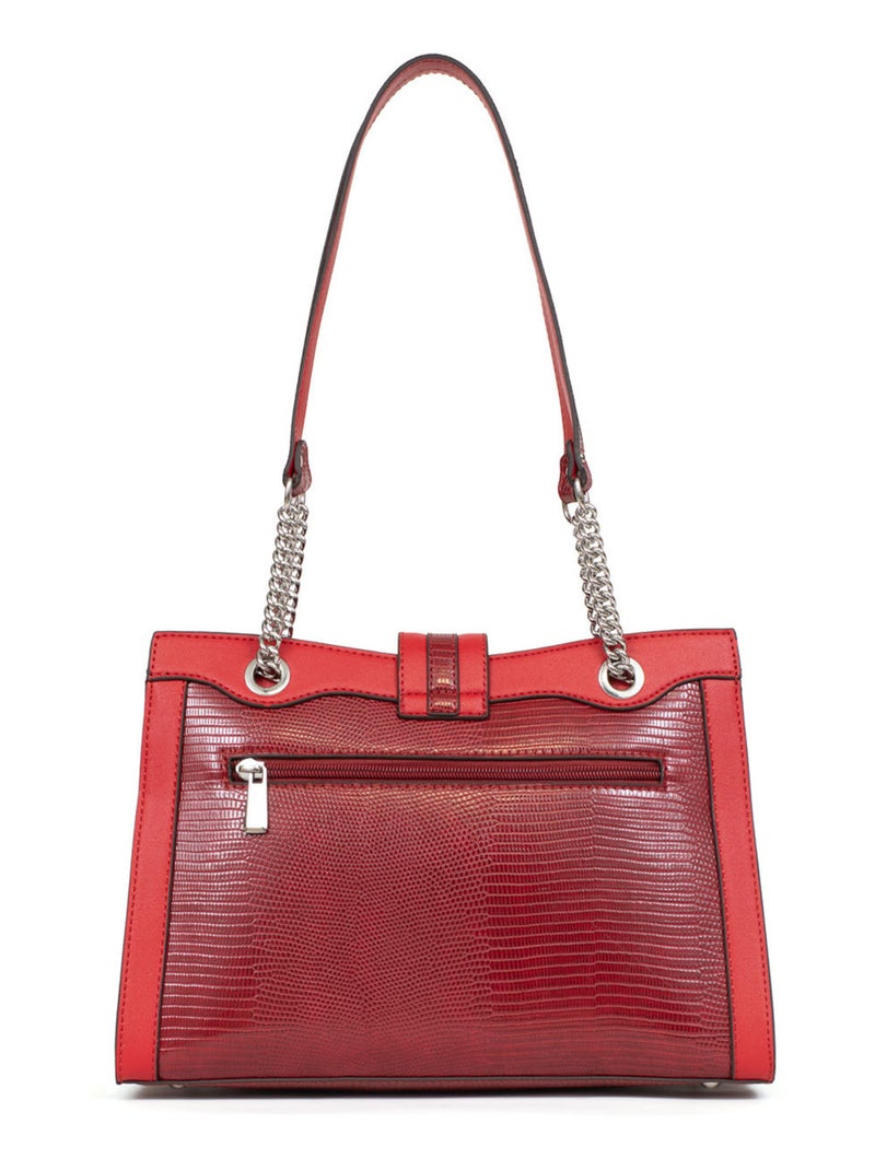 MARIA - Bolso de hombro con 2 asas Rojo carmín - Kiabi