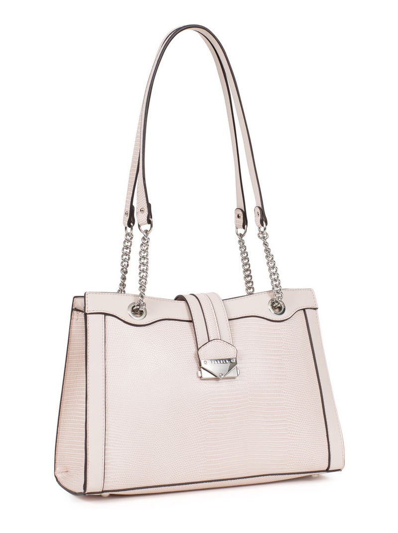 MARIA - Bolso de hombro con 2 asas Rosa pálido - Kiabi