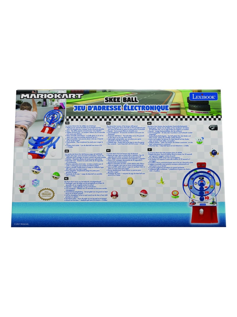 Mario Kart Target Shoot Juego electr?nico con pantalla LCD y 2 bolas Azul - Kiabi