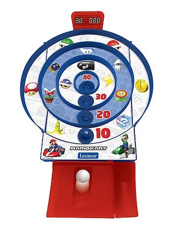 Mario Kart Target Shoot Juego electrónico con pantalla LCD y 2 bolas