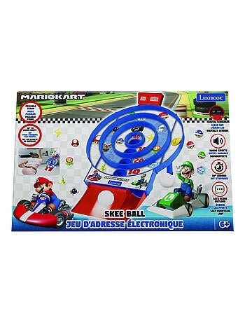 Mario Kart Target Shoot Juego electrónico con pantalla LCD y 2 bolas