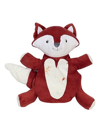 Marioneta de peluche de zorro