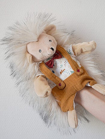 Marioneta doudou Lucien el erizo