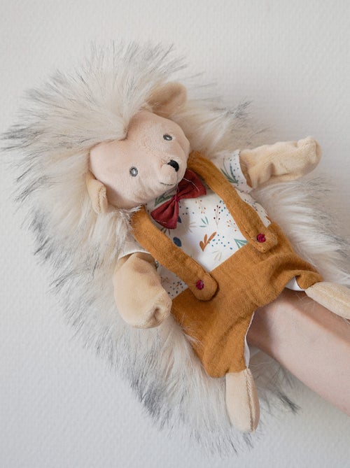 Marioneta doudou Lucien el erizo - Kiabi