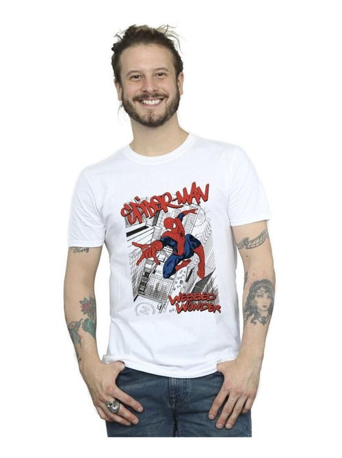 Marvel - Camiseta de Spiderman Ciudad para Hombre - Kiabi