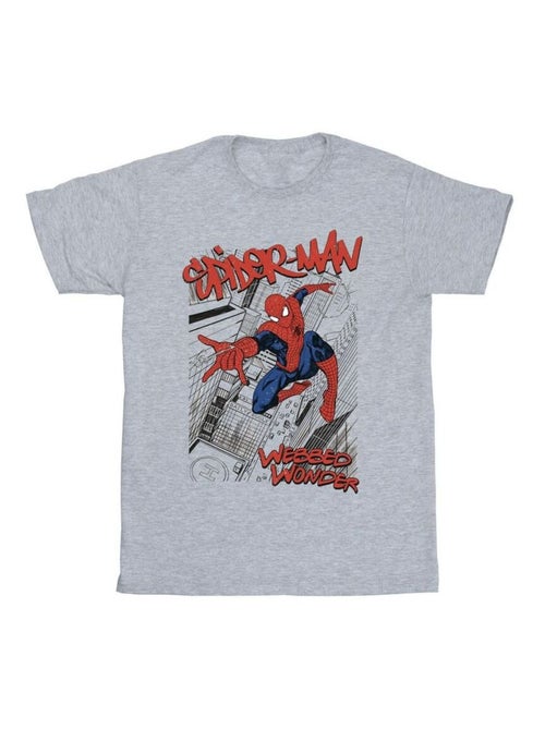 Marvel - Camiseta de Spiderman Ciudad para Hombre - Kiabi