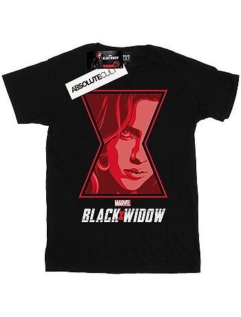 Marvel - Camiseta de Viuda Negra Logotipo para Hombre