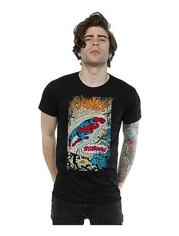 Marvel - Camiseta Ftanng de Spiderman para Hombre