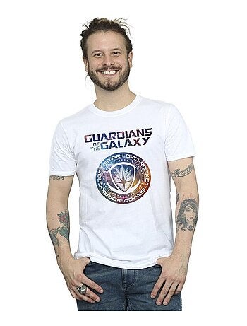 Marvel - Camiseta Guardians Of The Galaxy Estrellas de Relleno para Hombre