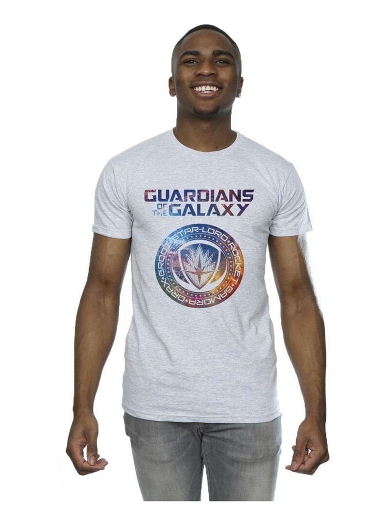 Marvel - Camiseta Guardians Of The Galaxy Estrellas de Relleno para Hombre Gris jaspeado - Kiabi