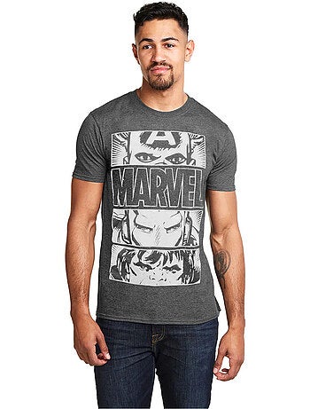 Marvel - Camiseta Heroes Eyes de Luz para Hombre