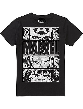 Marvel - Camiseta Heroes Eyes de Luz para Hombre