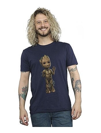 Marvel - Camiseta I Am Groot Ondas para Hombre