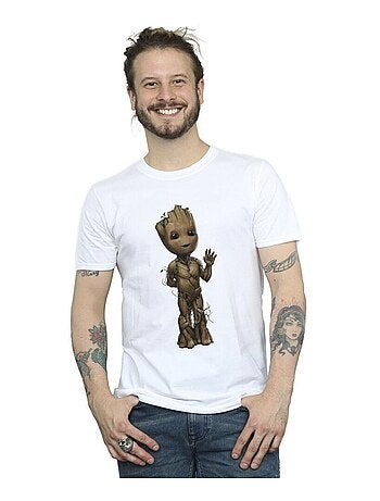 Marvel - Camiseta I Am Groot Ondas para Hombre
