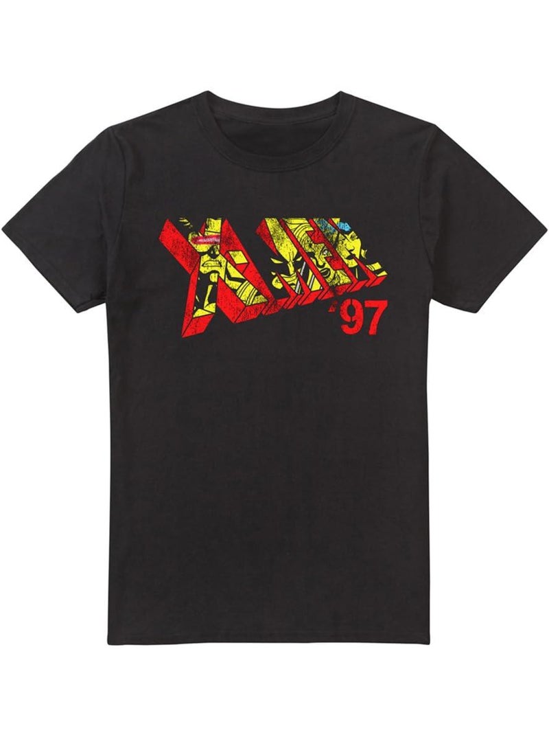 Marvel - Camiseta Logotipo de cómic para Hombre Negro - Kiabi