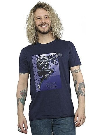 Marvel - Camiseta Love And Thunder Mighty de Thor para Hombre