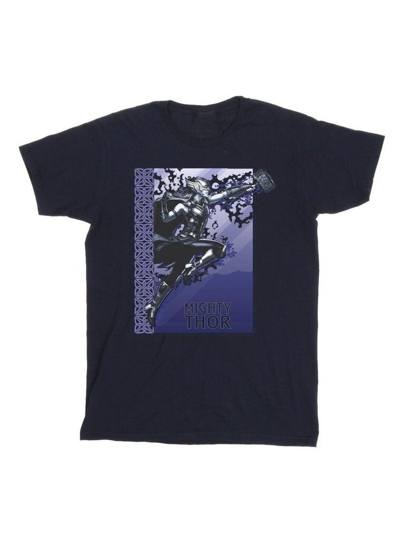 Marvel - Camiseta Love And Thunder Mighty de Thor para Hombre Azul marino - Kiabi