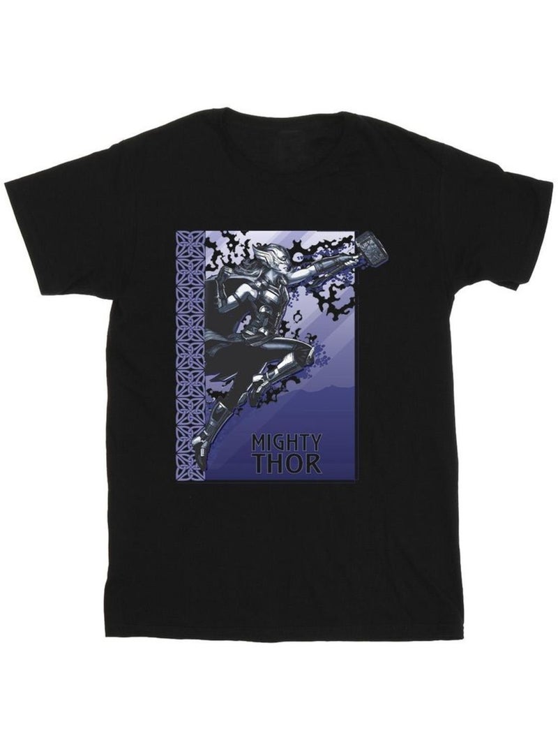 Marvel - Camiseta Love And Thunder Mighty de Thor para Hombre Negro - Kiabi