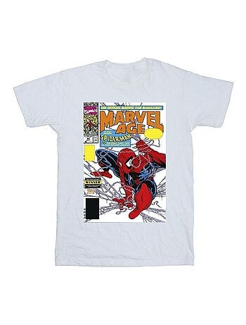Marvel - Camiseta Marvel Age de Spiderman Portada de Cómic para Hombre