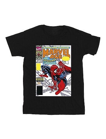 Marvel - Camiseta Marvel Age de Spiderman Portada de Cómic para Hombre