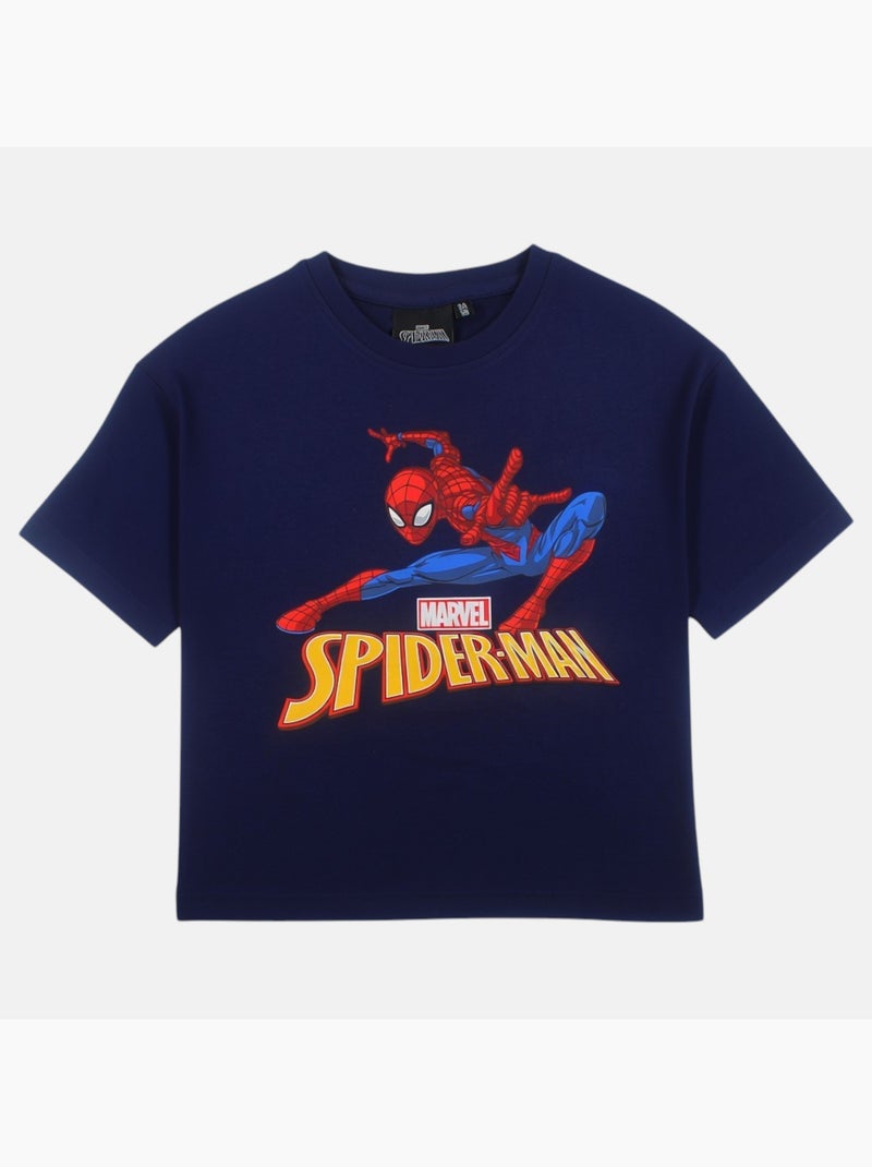 Marvel - Camiseta niño Spider Man Azul marino - Kiabi
