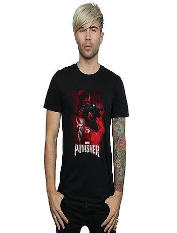 Marvel - Camiseta The Punisher TV Series Red Smoke para Hombre