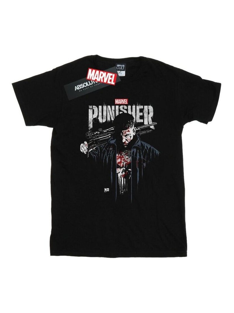 Marvel - Camiseta TV Series de Frank Castle para Hombre Negro - Kiabi