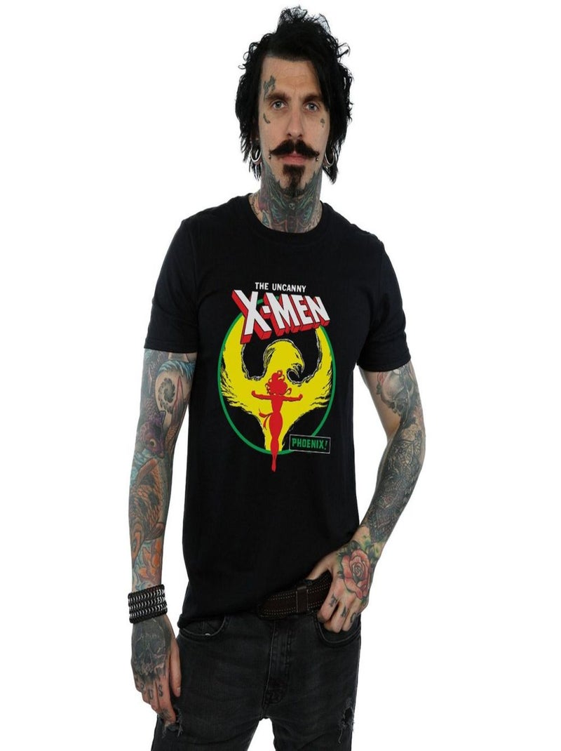 Marvel - Camiseta X-Men Phoenix Círculo para Hombre Negro - Kiabi