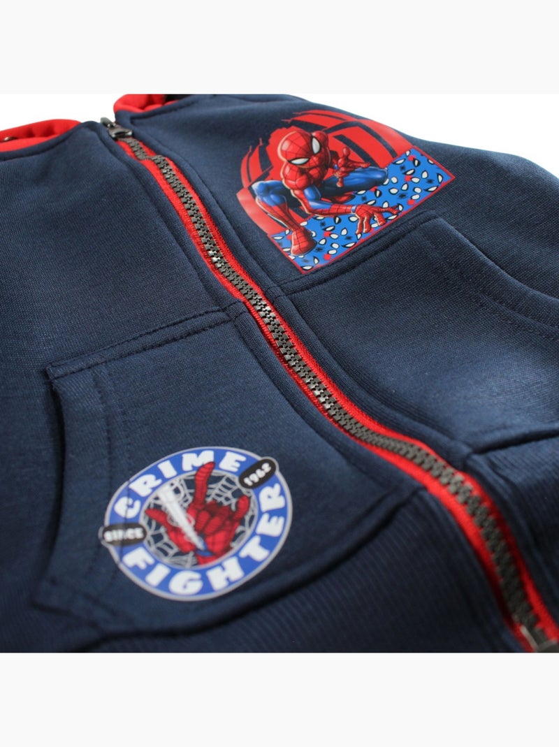 Marvel - Chaqueta con capucha para niño Azul marino - Kiabi