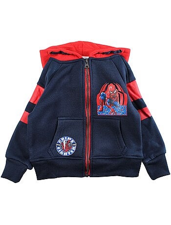 Marvel - Chaqueta con capucha Spiderman para niño