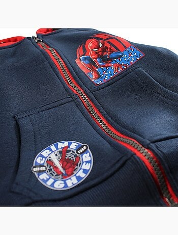 Marvel - Chaqueta con capucha Spiderman para niño