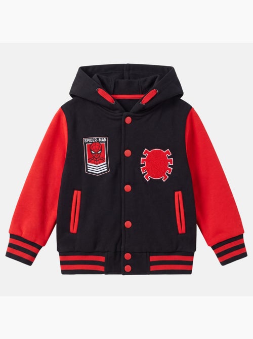 Marvel - chaqueta teddy con capucha estampada y detalles bordados - Kiabi Marvel - chaqueta teddy con capucha estampada y detalles bordados - Kiabi