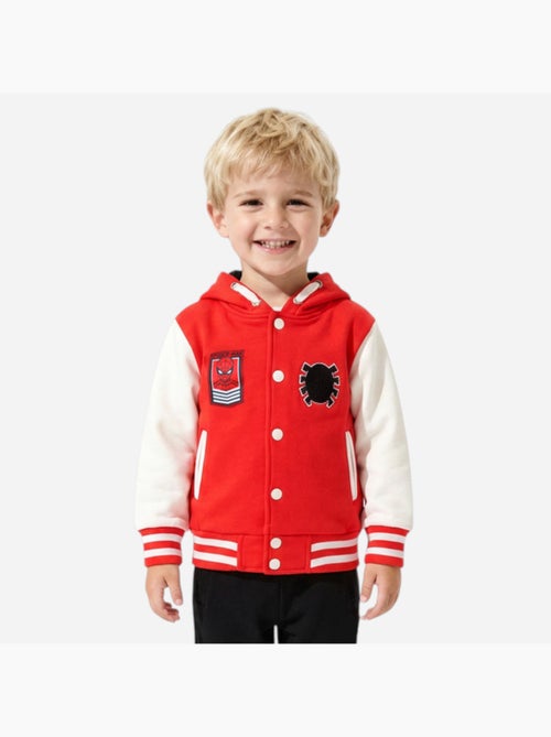 Marvel - chaqueta teddy con capucha spider man niño - Kiabi