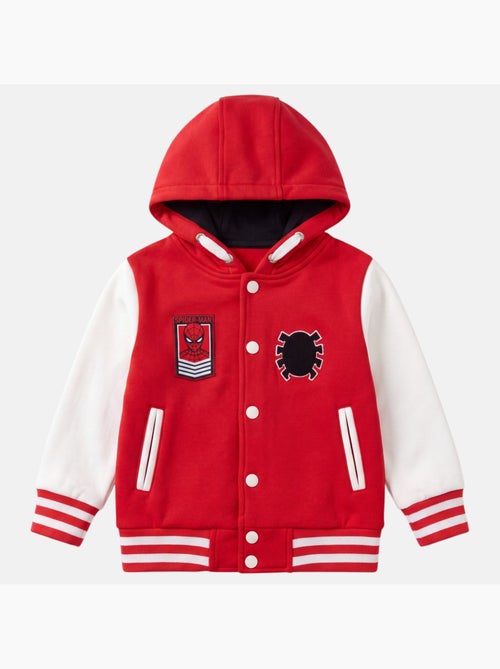 Marvel - chaqueta teddy con capucha spider man niño - Kiabi