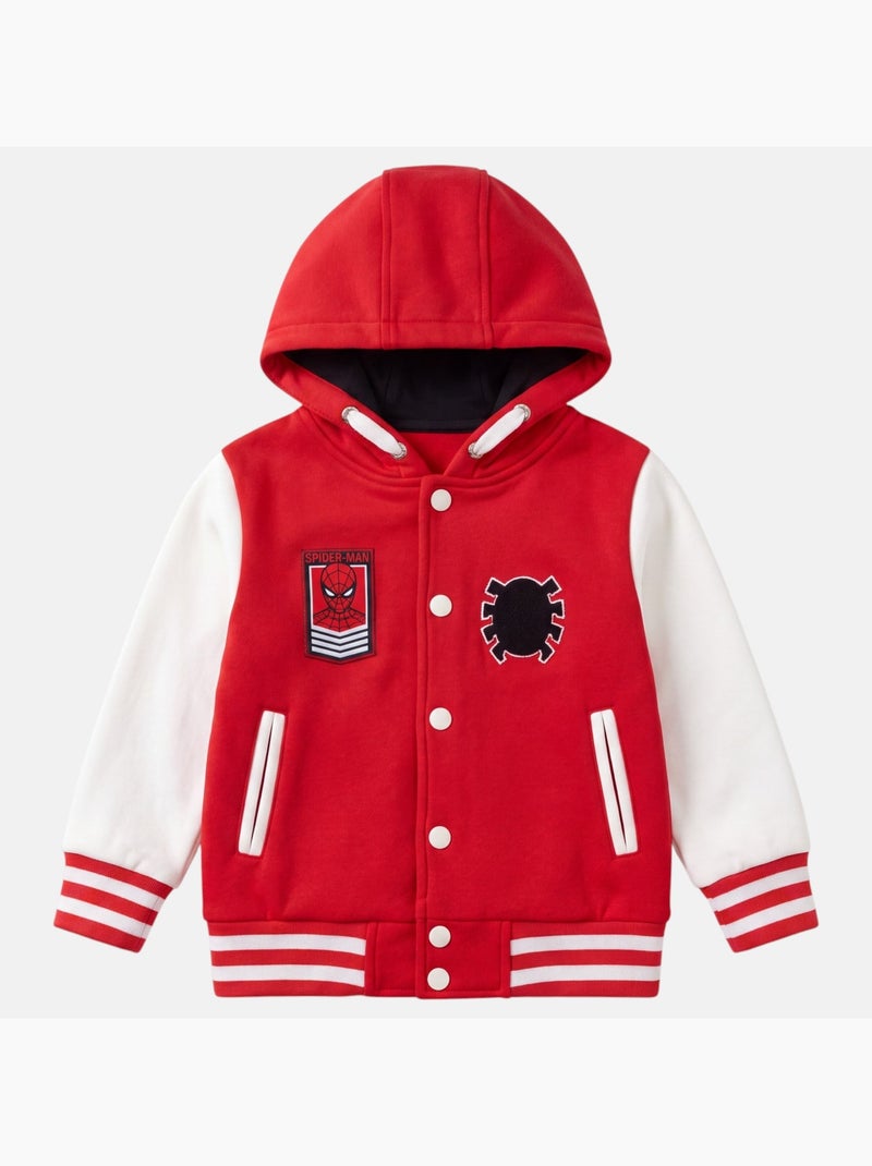 Marvel - chaqueta teddy con capucha spider man niño Rojo - Kiabi