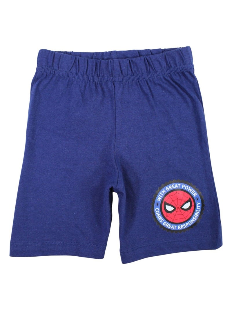 Marvel - Conjunto camiseta y short Azul marino - Kiabi