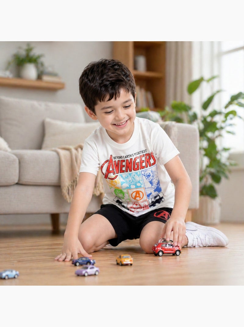 Marvel - Conjunto camiseta y short niño Blanco - Kiabi