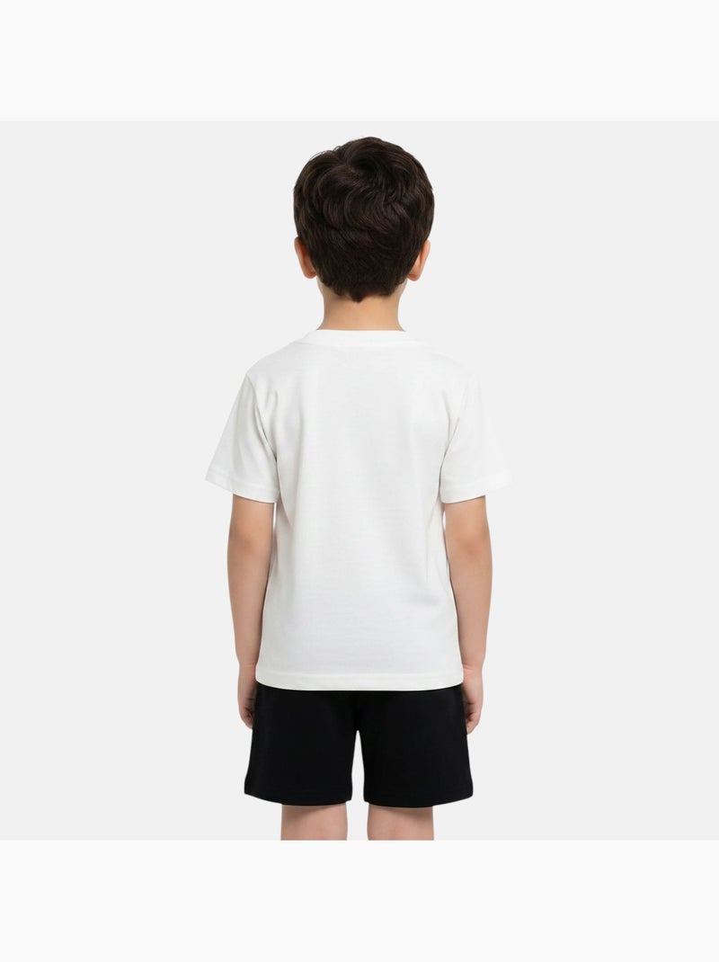 Marvel - Conjunto camiseta y short niño Blanco - Kiabi