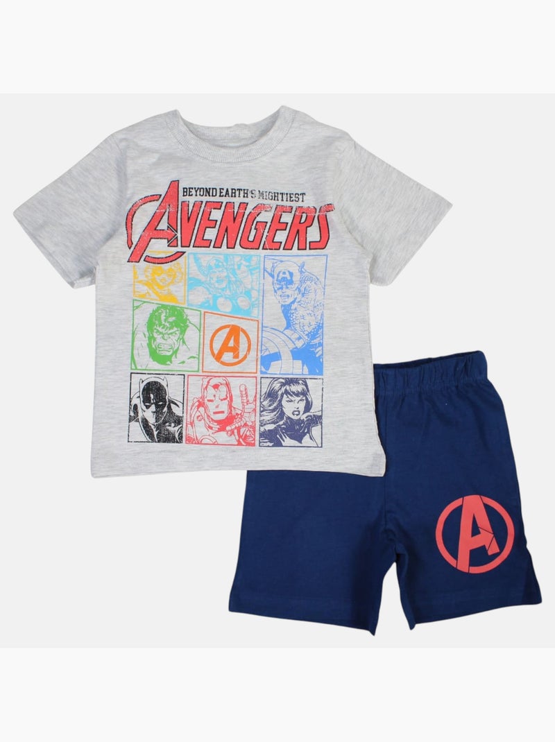 Marvel - Conjunto camiseta y short niño Gris - Kiabi