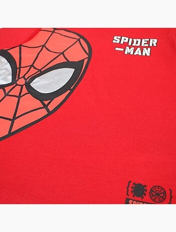 Marvel - Conjunto camiseta y short niño Spiderman