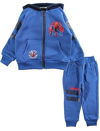 Marvel - Conjunto chaqueta con capucha y pantalón jogging niño