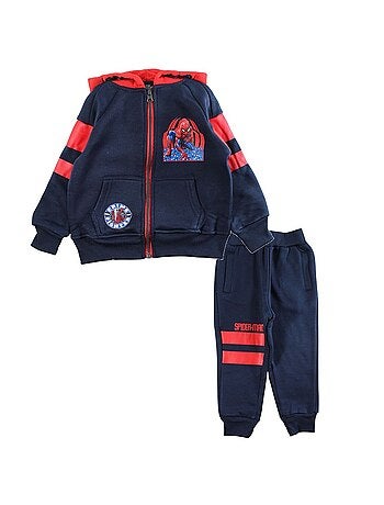 Marvel - Conjunto chaqueta con capucha y pantalón jogging niño